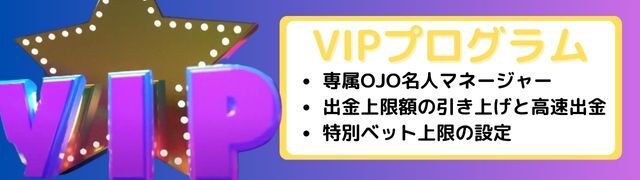 プレイオジョ playojoのVIP プログラム