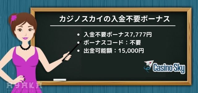 カジノ スカイ の 登録 もらい方・受け取り方