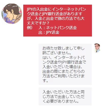 ビットカジノ_銀行振込方式違い