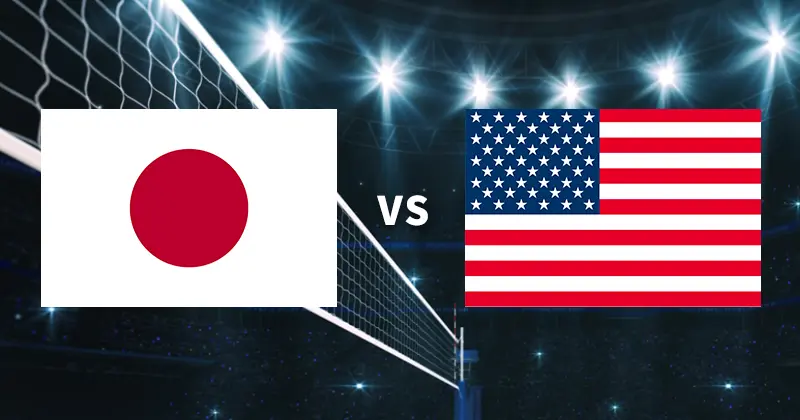 予選ラウンド3試合目　日本 vs アメリカ合衆国