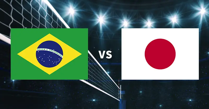 予選ラウンド2試合目　ブラジル vs 日本