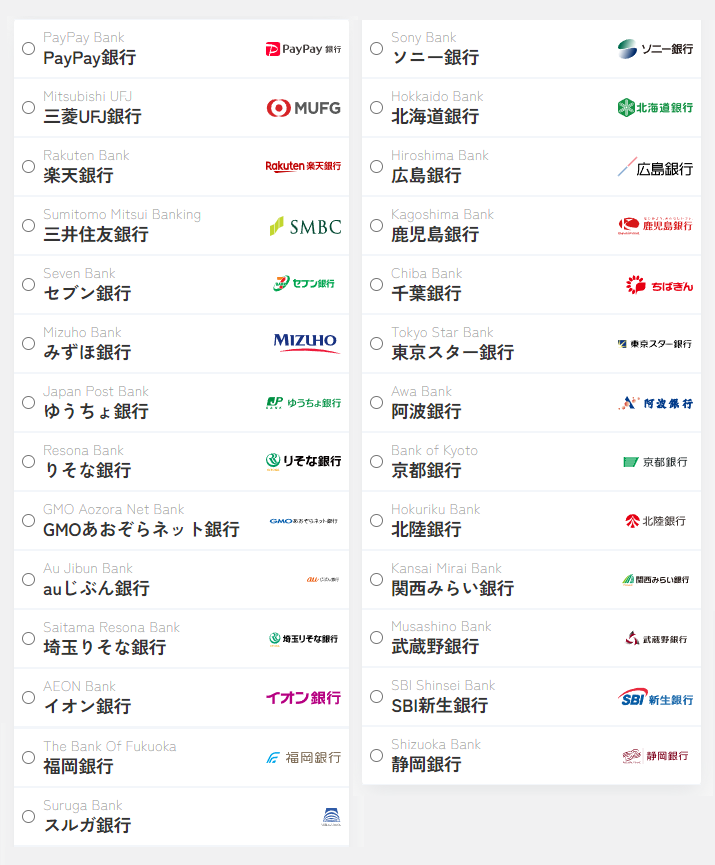 インターネットバンキング（ダイレクト）銀行送金