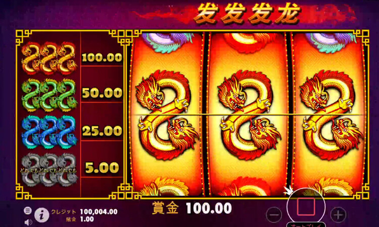 888 Dragons 配当