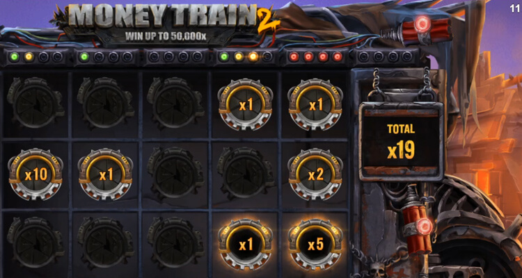 Money Train2マルチプライヤー