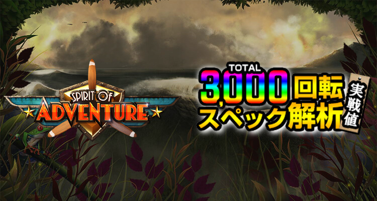 Spirit of Adventure 3,000検証