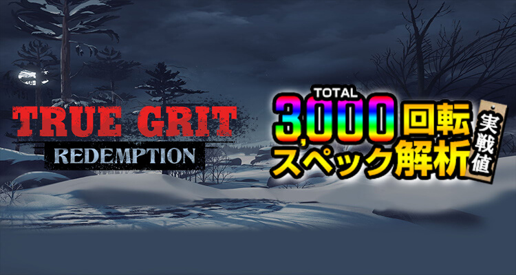 True Grit Redemption 3,000検証