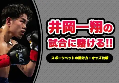 井岡一翔 VS マルティネスの試合に賭ける | 賭け方・オッズ比較