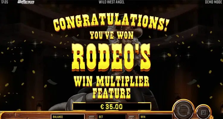 Rodeo's Win Multiplier Feature