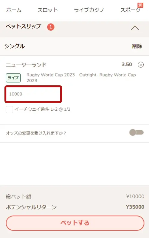 遊雅堂のラグビーW杯への賭け方