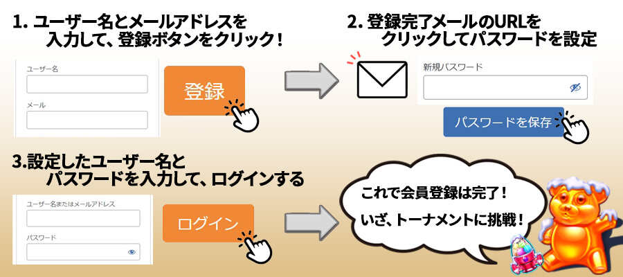 カジマル会員登録の方法