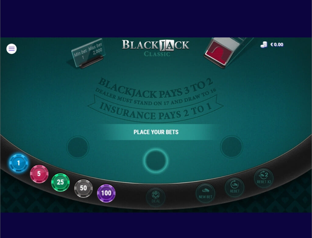 「BLACK JACK CLASSIC（ブラックジャック・クラシック）」