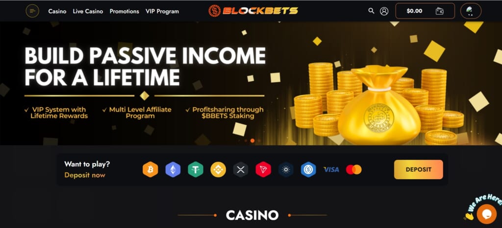 BLOCKBETS BUILD PASSIVE INCOME FOR A LIFETIME