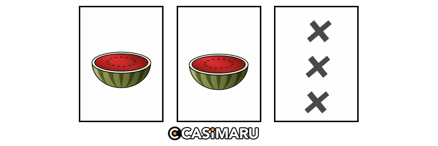 取りこぼしの図説サンプル【スイカの取りこぼし】