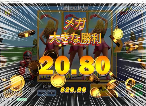 メガウィンで20.8ドル！？