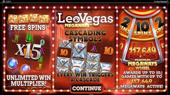 LeoVegas MEGAWAYS説明