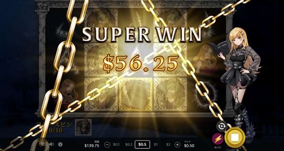 SUPERWIN$56.25獲得