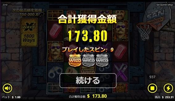 合計獲得金額173.80