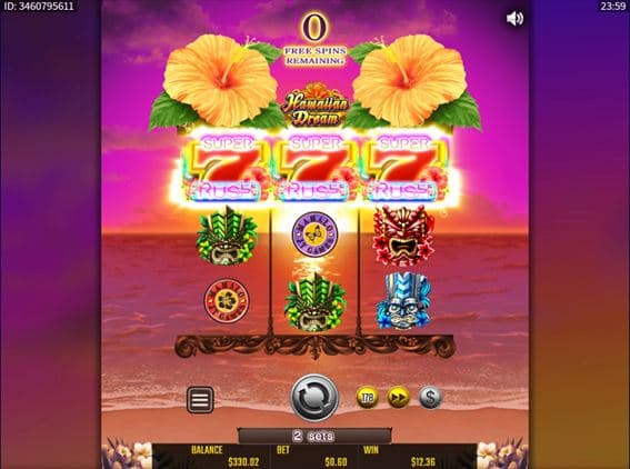 Hawaiian dream２回目の赤７