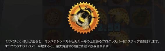 プログレスバーが埋まると最大賞金5,000倍