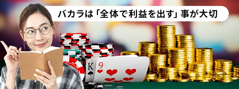 バカラは資金管理を意識しないと勝てない