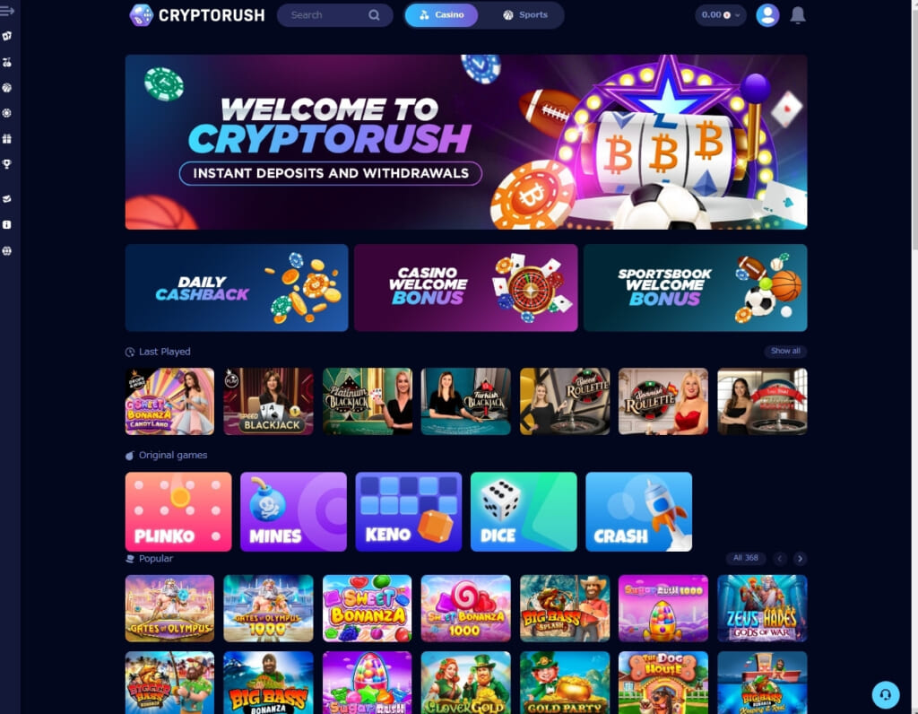 WELCOME TO CRYPTORUSH